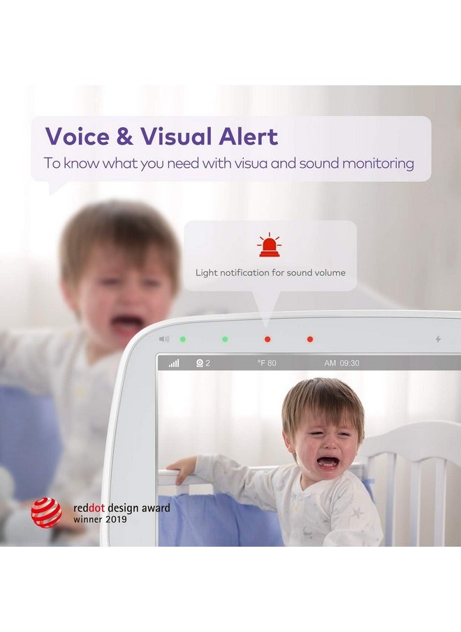 Hipp HiPP Baby Monitor Camera, Add-on Camera for VAVA, Pan-Tilt-Zoom 720p Camera, Infrared Night Vision and Thermal Monitor，2-Way Talk, 900ft Range  - Image 4