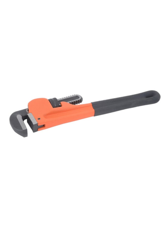Tactix Non Slip Soft Dipped Handle Pipe Wrench Orange and Black 250 mm 335003