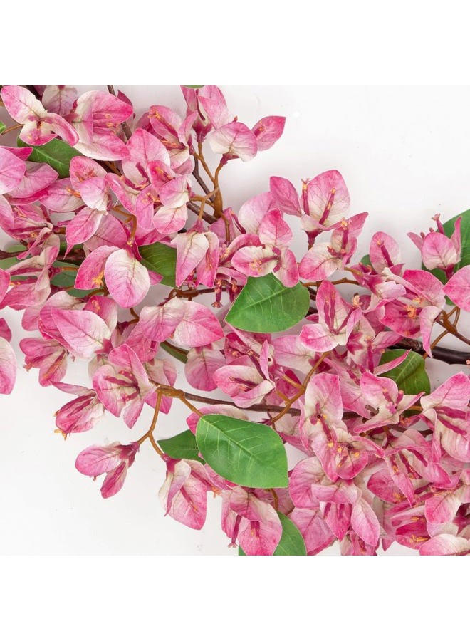 Briful 6ft Bougainvillea Flower Garland – Artificial Silk Floral Vine with Built-in Hook Faux Flower Garland for Backdrop Table Wall Wedding Party Home Decoration(Pale Pink) - Image 3