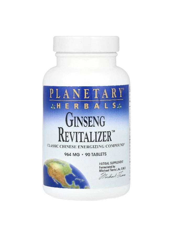 PLANETARY HERBALS Planetary Herbals, Ginseng Revitalizer™, 90 Tablets  - Image 1