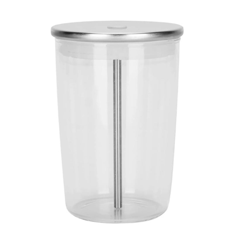 كوب حليب زجاجي شفاف أبيض، وعاء رغوة، متوافق مع ماكينة قهوة يوروي وجورا HP3 وHP1 وHP2 وENA8 وZ6X3X7 - Image 5