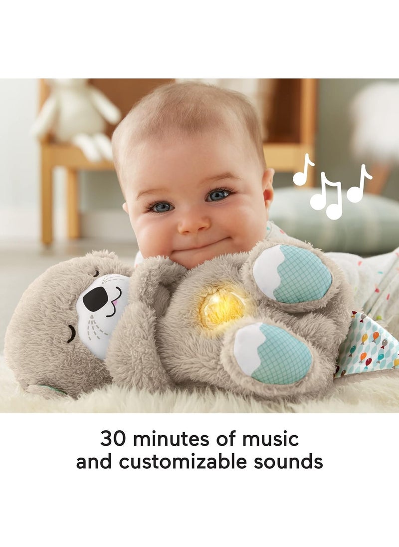 YQbest - Neonatal Soothing Doll Sleep Toy Little Otter Baby Plush Toy 36cm - Image 1