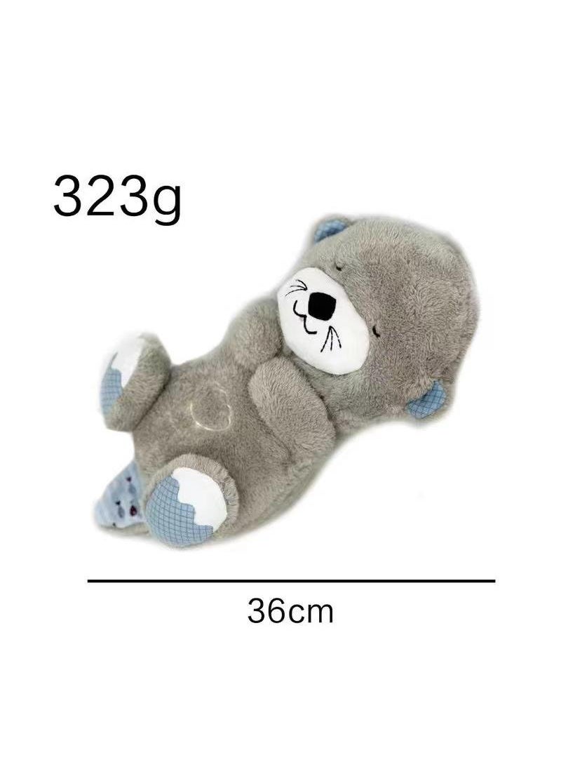 YQbest - Neonatal Soothing Doll Sleep Toy Little Otter Baby Plush Toy 36cm - Image 1