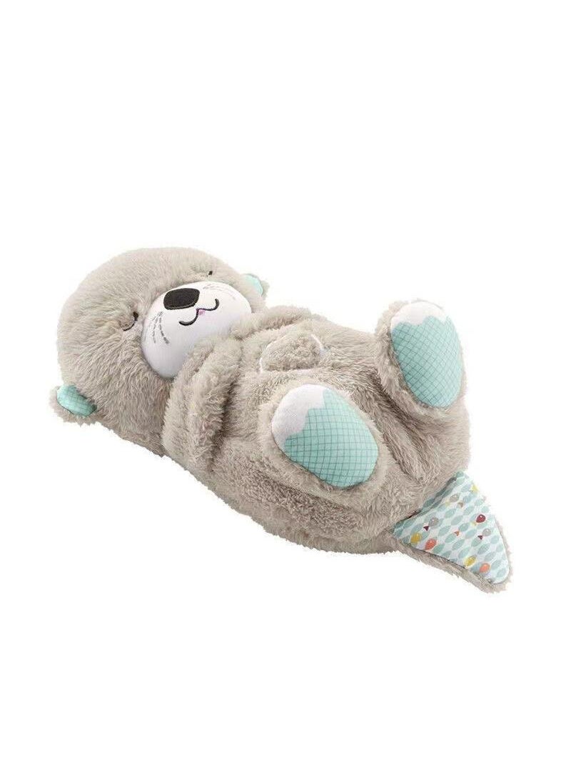 YQbest - Neonatal Soothing Doll Sleep Toy Little Otter Baby Plush Toy 36cm - Image 1