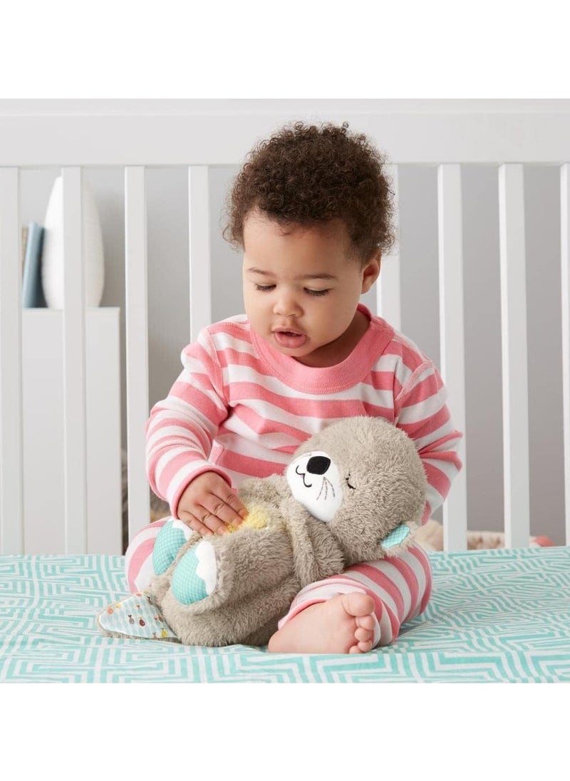 YQbest - Neonatal Soothing Doll Sleep Toy Little Otter Baby Plush Toy 36cm - Image 1