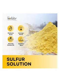 Herblov Cleansing 10% Sulfur Soap Bar for Face & Body – Natural Shine Control Facial Cleanser for Acne, Oily Skin – Made in USA Healing Skincare Wash with Lemongrass, Tea Tree Oil, Vitamin E, Coconut Milk  - Image 2