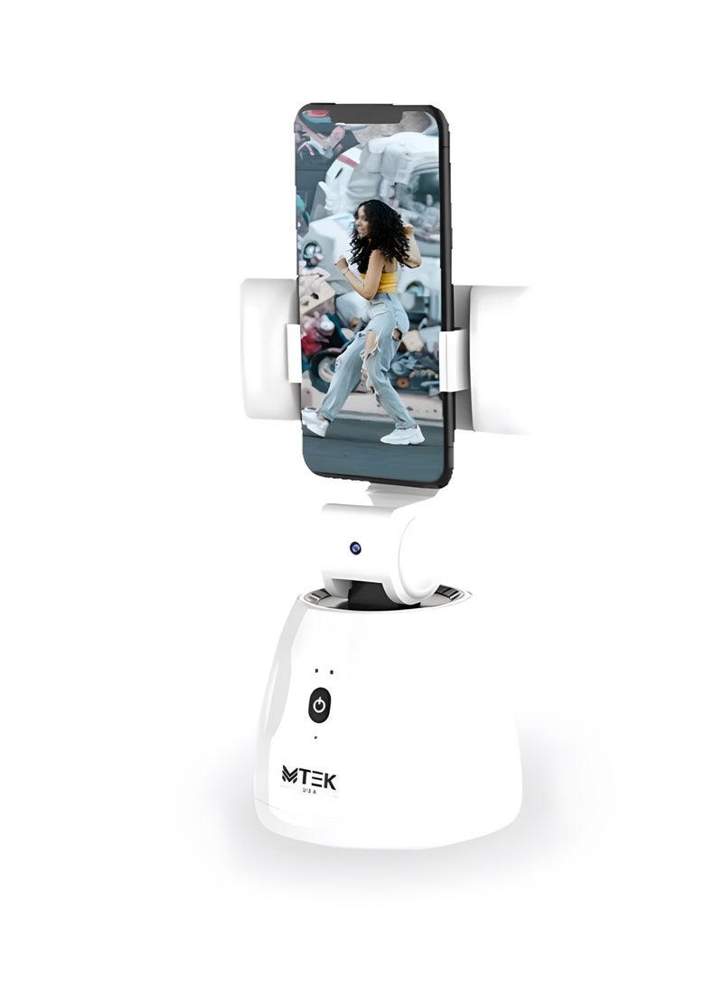 Professional Photography Stand with Smart Face Tracking and 360° Rotation for Smartphones - Image 1