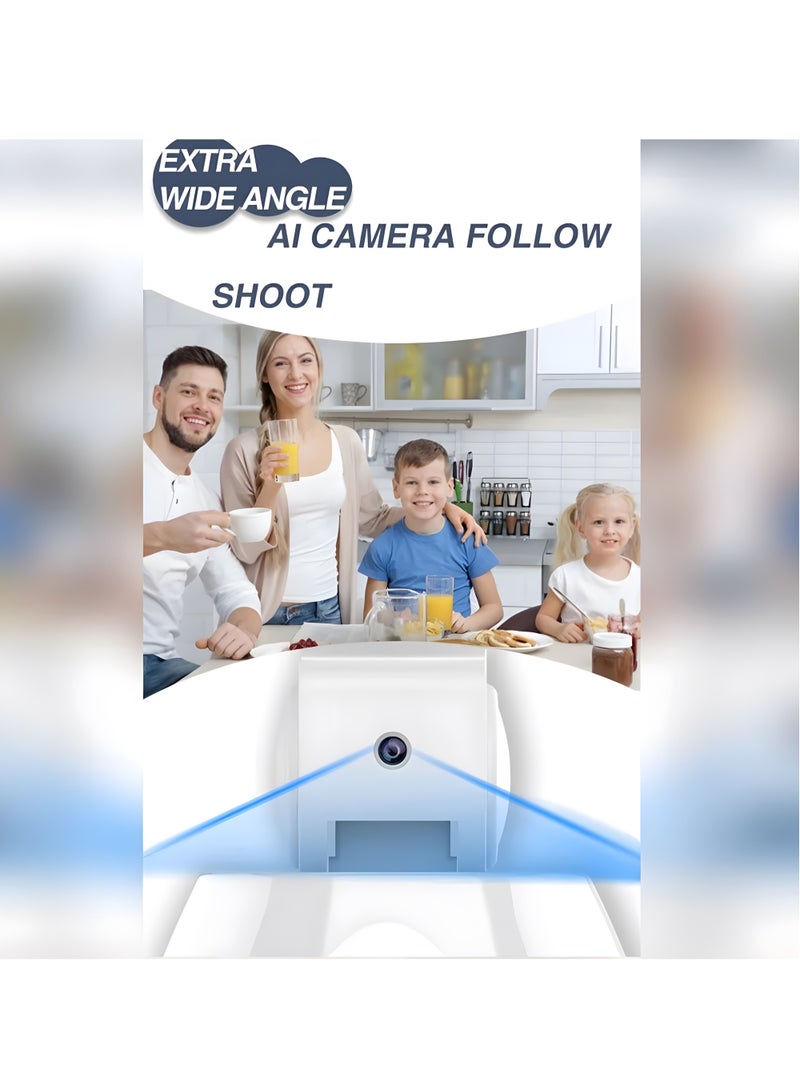 Professional Photography Stand with Smart Face Tracking and 360° Rotation for Smartphones - Image 2