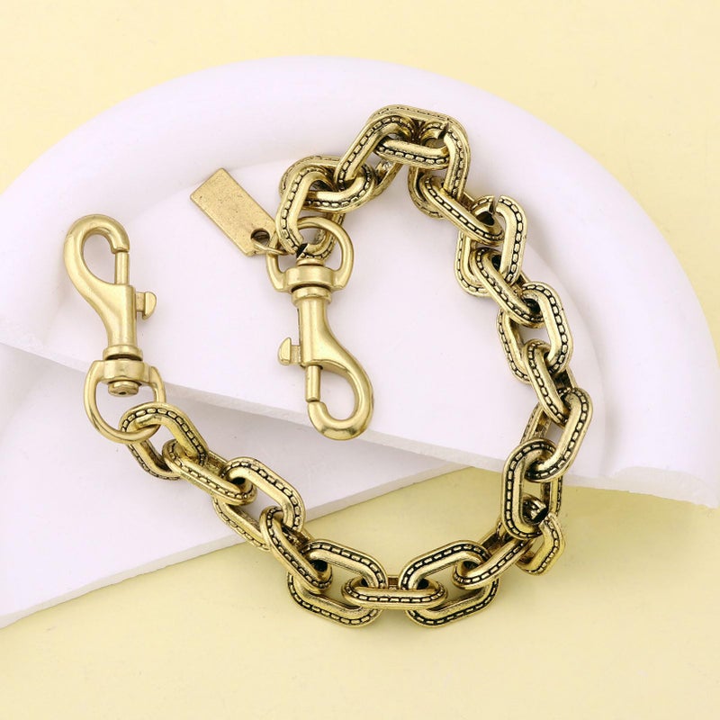 SORGERLY Bag Purse Charm Extender Chain - Vintage Handbags Strap Replacement Keychian Accessories - Designer Birthday Gifts for Women (Gold) - Image 5