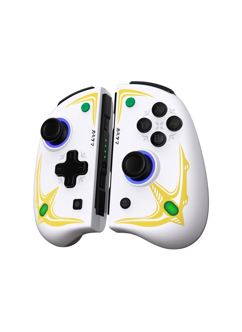 IINE NEW IINE Wake up Right Left Wireless Controller Joypad Joystick Bluetooth Gamepad Black Auto Fire Mapping for Switch  - Image 1