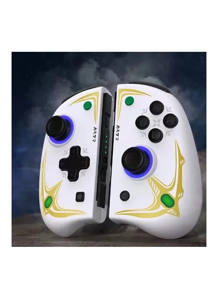 IINE NEW IINE Wake up Right Left Wireless Controller Joypad Joystick Bluetooth Gamepad Black Auto Fire Mapping for Switch  - Image 3