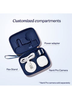 Nanit Nanit Travel Pack - Protective Compact Hard Case for Nanit Pro Smart Baby Monitor Plus Portable Flex Stand Accessory (Camera Not Included)  - Image 2