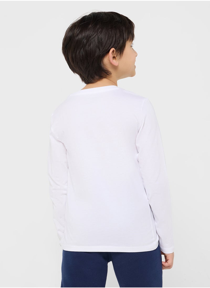 GUESS Kids Logo Detail T-Shirt  - Image 2
