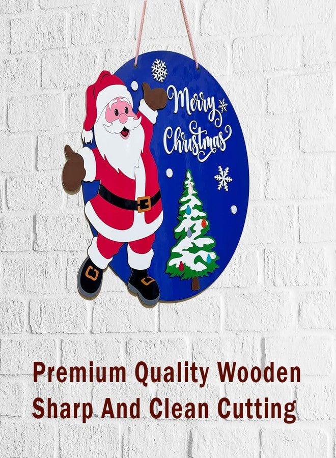 DEEP PRINT Christmas Theme Home Decor Wall Hanging Frame || Gifiting, New Year, Christmas 11 Inches Wall_02 - Image 2