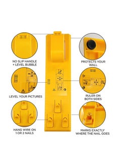 NIBEMINENT Level Ruler Tool Yellow 35x3x9cm  - Image 5