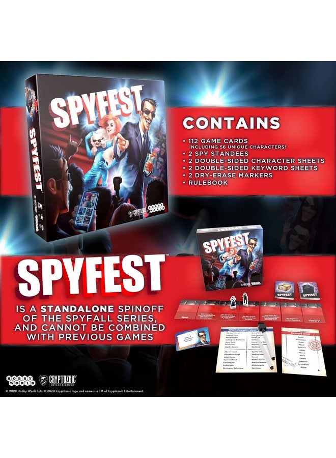 كريبتوزوك إنترتينمنت لعبة لوحية Spyfest من Cryptozoic Entertainment - Image 3