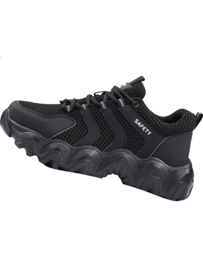 Jingtu Men'S Summer Breathable Steel Toe Cap Anti-Smashing Anti-Piercing Lightweight Safety Work Shoes 3073Nt 43 - Image 2