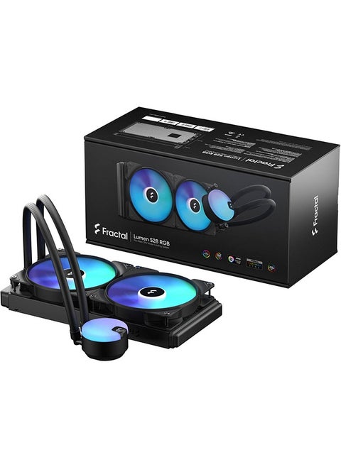 Fractal Design Lumen S28 RGB Aspect 14 RGB x2 AIO CPU Liquid/Water Cooler