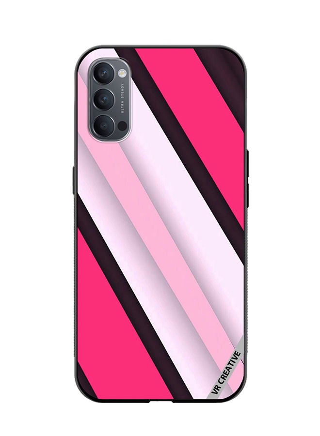 VR CREATIVE Protective Case Cover For Oppo Reno4 Pro 5G Layers Design Multicolour - Image 1