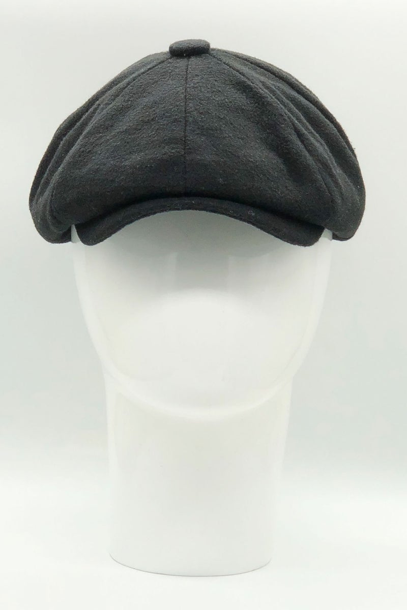 BE Hoope Winter Woolen Black British Style 8-Piece Peaky Blinders Cap Hat  - Image 1