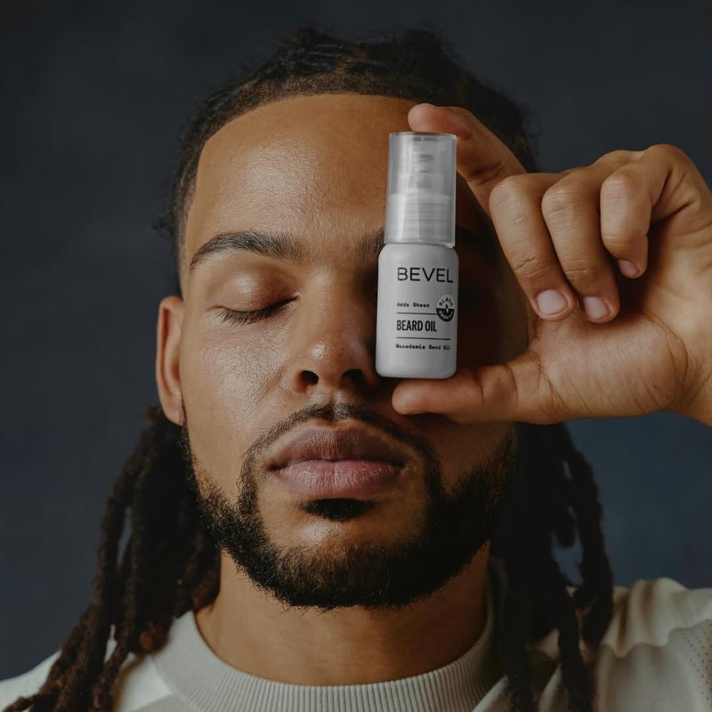 Bevel Beard Oil for Men - Moisturizing Beard Oil with Jojoba Oil and Argan Oil, Adds Shine and Helps Prevent Dryness, Frizz and Breakage, 1 Oz - Image 4