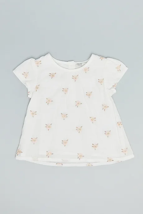أر أند بي Embroidered Top and Shorts Set