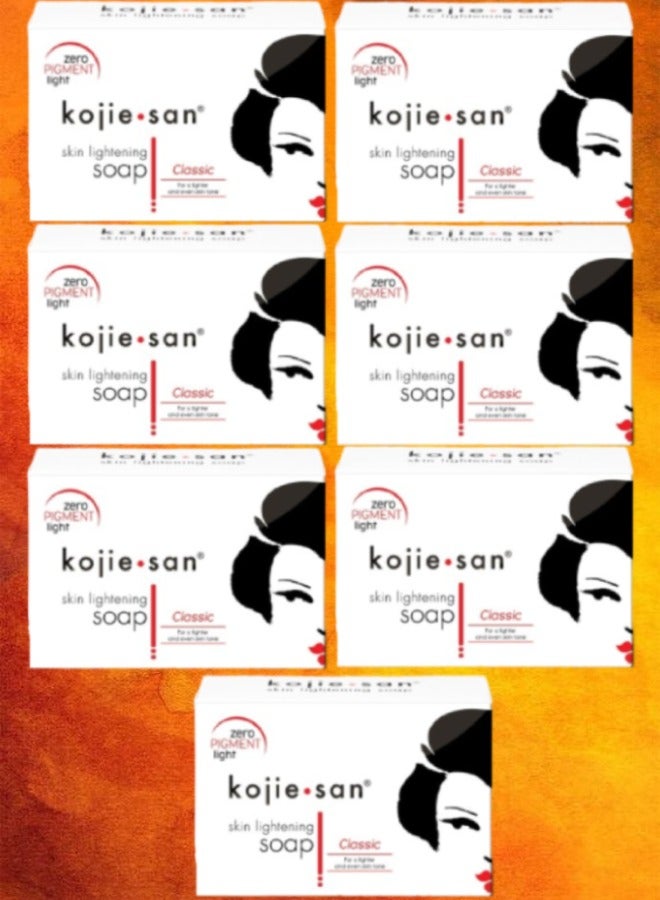 Kojie 7 Pieces Kojie San Skin Lightening Soap Classic 135g - Image 1