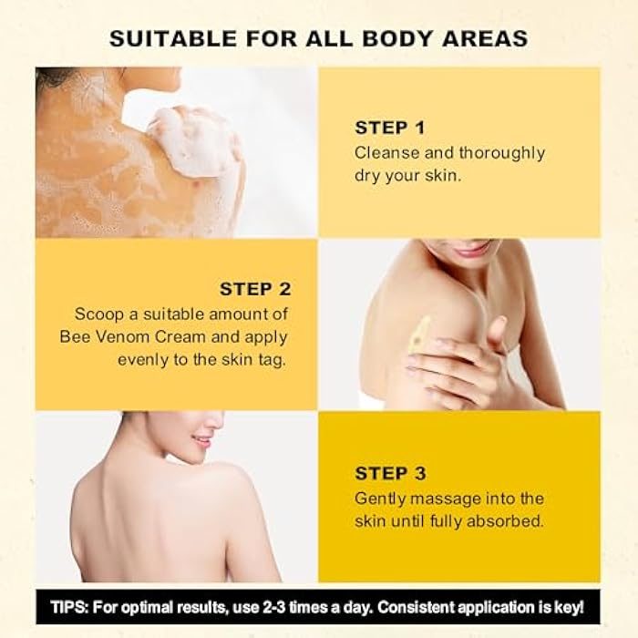 ENVISHA Bee Venom Cream, All-Body Skin Treatment, Natural Skin Moisturizer, New Bee Venom Skin Cream for All Types - Image 3