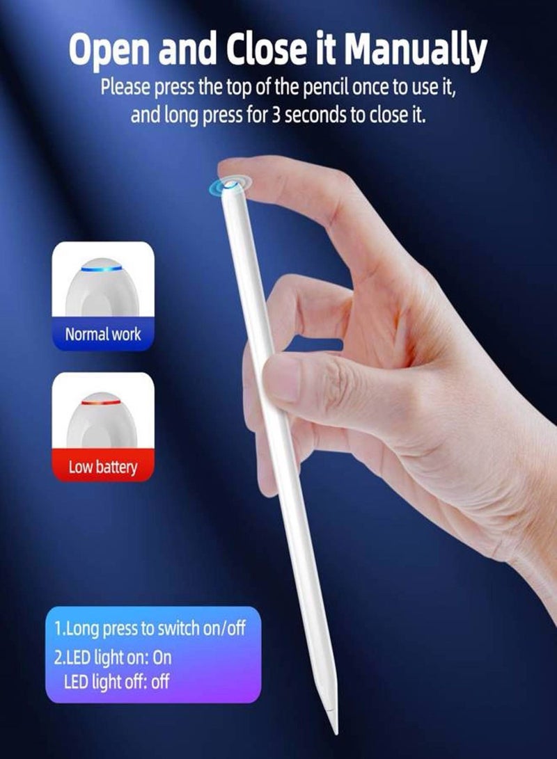 GTSOL Wireless Magnetic Stylus Pen for iPad – Palm Rejection, Fast Charging, Tilt Sensitivity – Compatible with iPad Pro, Air, Mini  - Image 4