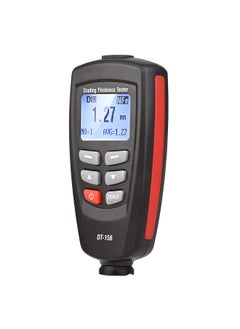 CEM DT-156 LCD Coating Thickness Tester Fe/NFe Paint Thickness Gauge Meter Car Paint Depth Gauge Tester 0~1800μm with Calibration Substrates Calibration Coating Film Carrying Case for Car Automobile
