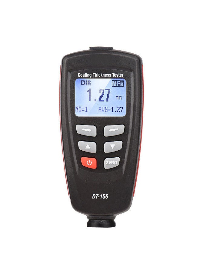 CEM - CEM DT-156 LCD Coating Thickness Tester Fe/NFe Paint Thickness Gauge Meter Car Paint Depth Gauge Tester 0~1800μm with Calibration Substrates Calibration Coating Film Carrying Case for Car Automobile - Image 1