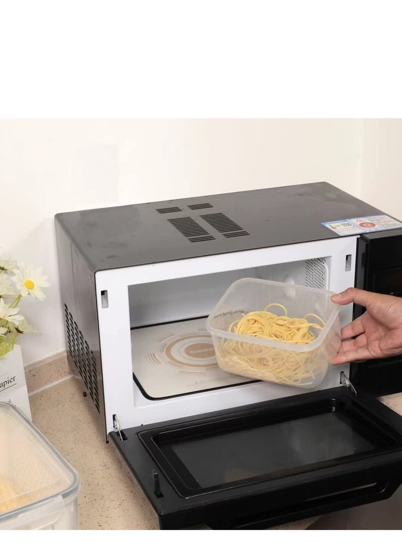 5 PCS Large Fruit Containers for Fridge - Leakproof Food Storage with Removable Colander Dishwasher & microwave safe Produce Keep Fruits, Vegetables, Berry, Meat Fresh longer