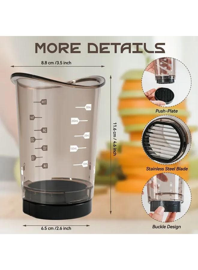 Black 3 In 1 Multifunctional Fruit Vegetable Cutter Slicer Shredder Dicer Kitchen Gadget - Image 3