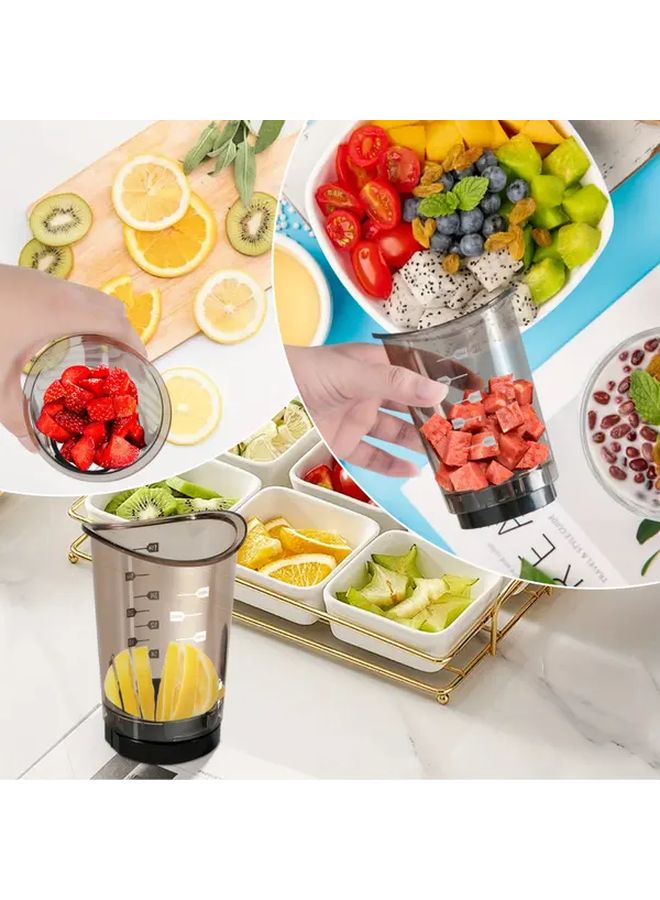Black 3 In 1 Multifunctional Fruit Vegetable Cutter Slicer Shredder Dicer Kitchen Gadget - Image 5