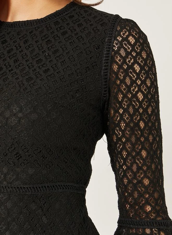 Styli Lace Handkerchief Dress