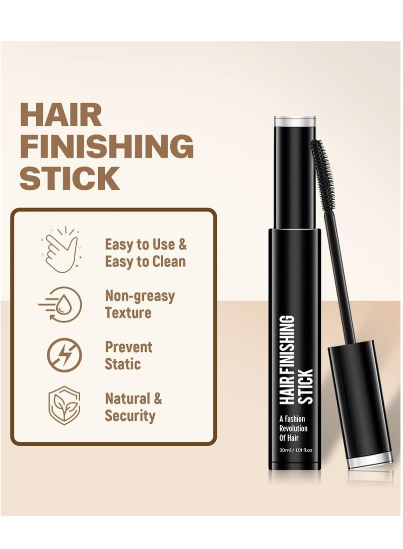 Immetee Hair Finishing Stick, Non Greasy and Non Sticky Small Broken Hair Finishing Cream, Refreshing Hair Wax Stick for Frizz and Flyaway, Hair Gel 30ml - Image 2