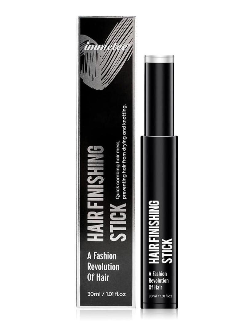 Immetee Hair Finishing Stick, Non Greasy and Non Sticky Small Broken Hair Finishing Cream, Refreshing Hair Wax Stick for Frizz and Flyaway, Hair Gel 30ml - Image 1