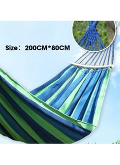 Beautiful Hammock Outdoor Portable Single Hammock with 2 Thick Binding Ropes and Storage Bags Durable Canvas Hammock Suitable for Travel Camping Hiking Beach Backyard Garden Blue - pzsku/Z207323FCA008DF6B6A51Z/45/_/1716367619/b2cbd498-e6e4-4d0b-bbc4-648f70aea3e8