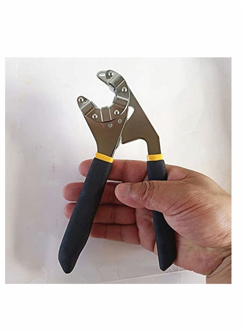 Y&D - 8 Inch Opening Magic Manual Quick Adjustable Wrench Can Clamp the External Hexagonal Hardware Multi-function Tools - Image 1