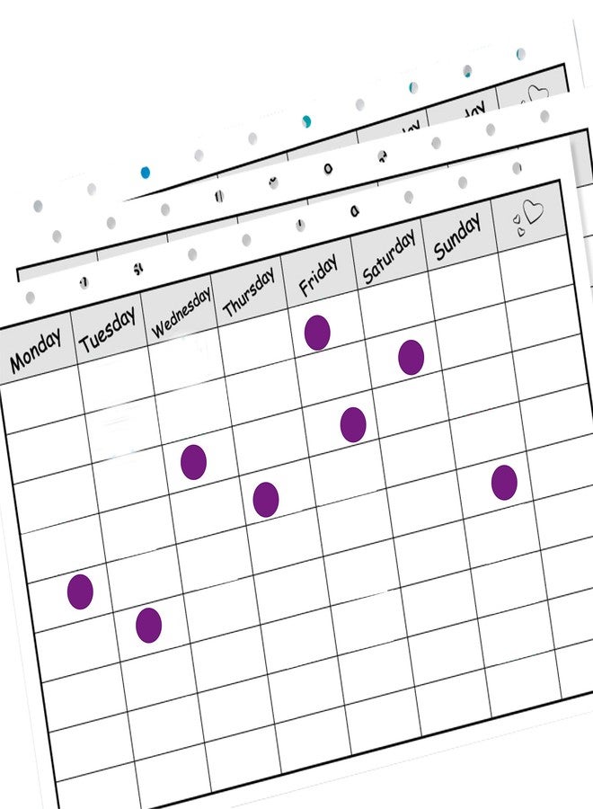 PARLAIM 1050 PCS 3/4 Inch Round Color-Code Dot Stickers, Color Coded Circle Stickers for Classroom, Office (Purple) - Image 4
