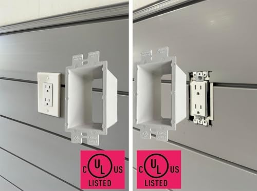 iMBAPrice IMBA-BE1-5 (UL Listed) 1-Gang Non-Metallic Electrical Power Outlet Box Extender for Power Switch Receptacles Accessories, 5-Pack - Image 4