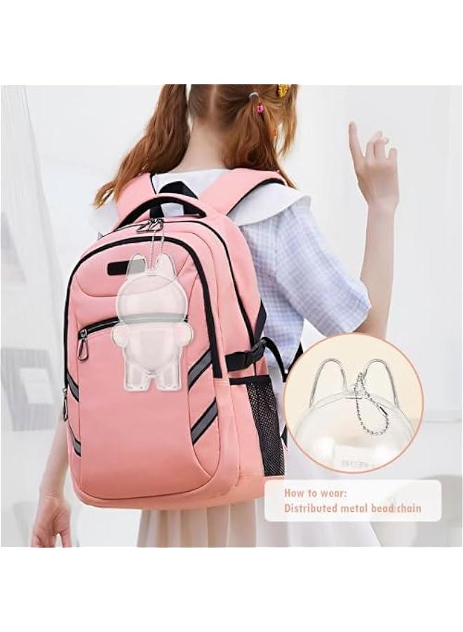 Protective Case for LABUBU, Thickening Figures Storage Bag for Dolls, Keychain Bag for Labubu Plush Figure, Portable Closure Dustproof Collectibles Case for Labubu Figures (Standing)  - Image 2