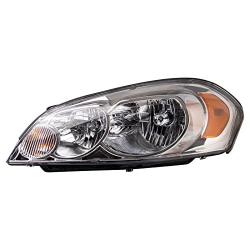 TRQ Headlight Assembly Set Headlights Driver & Passenger Side Halogen Compatible with 2006-2013 Chevrolet Impala 2014-2016 Impala Limited 2006-2007 Monte Carlo GM2502261 GM2503261 - Image 5