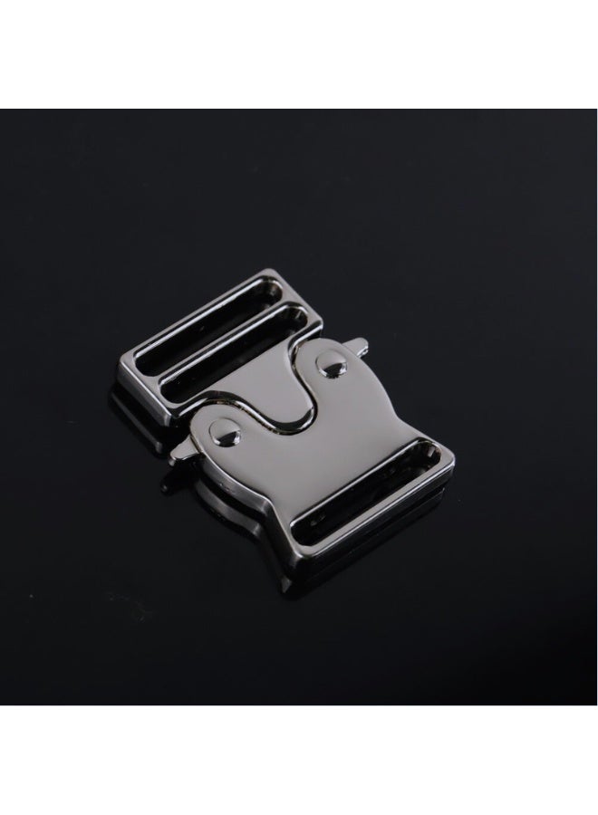 2 قطعة من أبازيم الاستبدال المصنوعة من سبائك الزنك، أبازيم معدنية جانبية سريعة التحرير لحزام حقيبة نايلون، حزام حقيبة ظهر، حزام سوار - Image 2