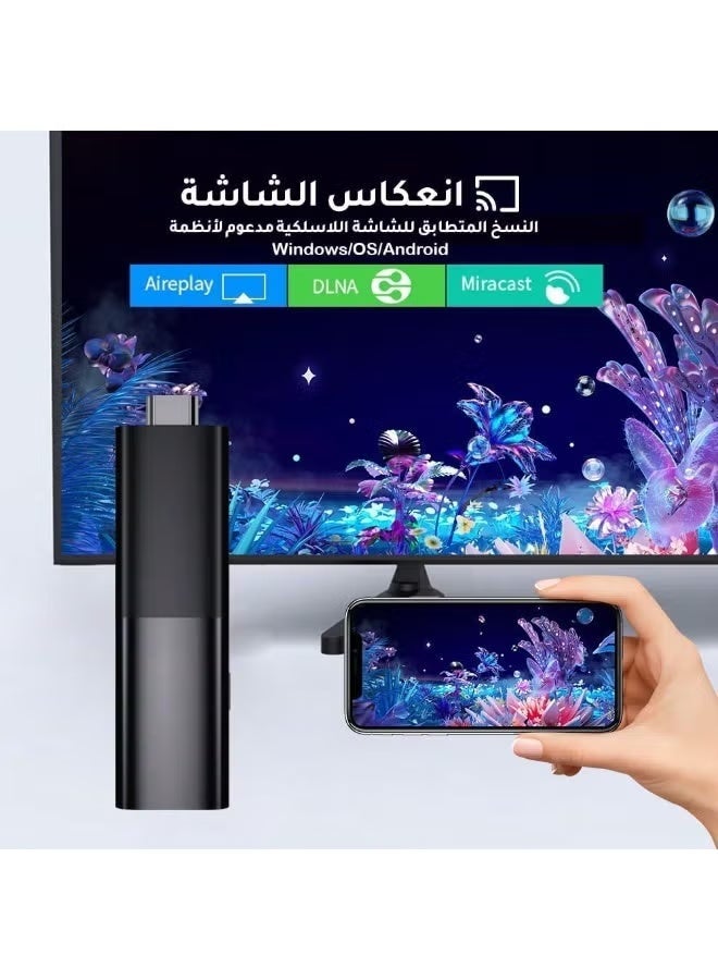 IM TV Stick Android TV | 4K Ultra HD Streaming Device | Voice Remote | WiFi 5G | Plug & Play Media Player for Netflix, YouTube, Disney+ | Smart TV Dongle for Home Entertainment - Image 3