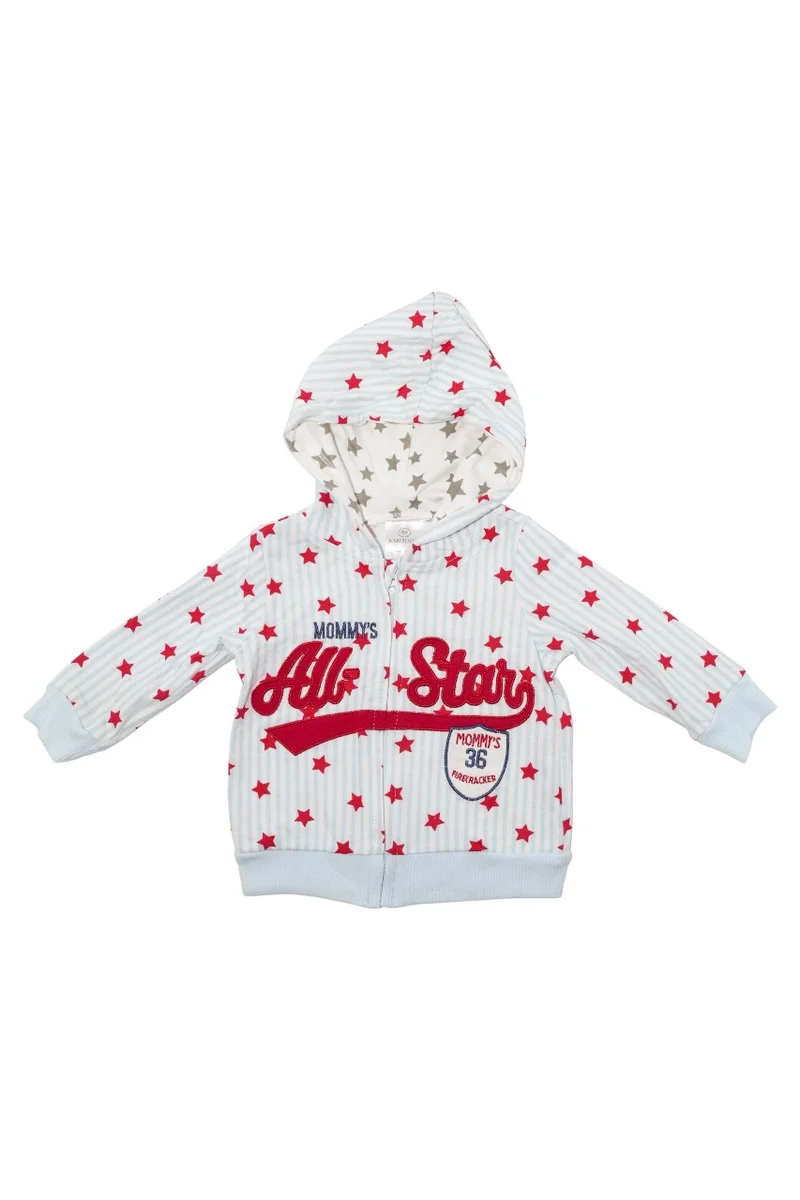 Bambimici Bambimici All Star Print Hoodie - White