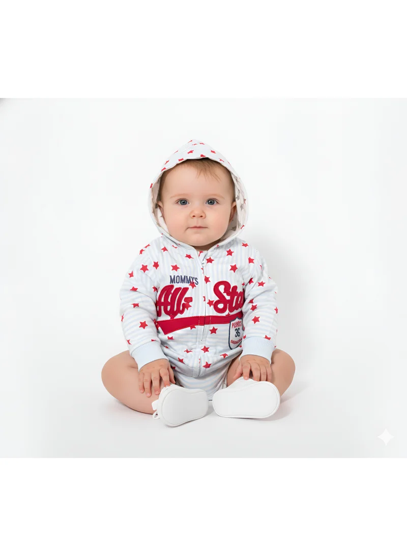 Bambimici Bambimici All Star Print Hoodie - White