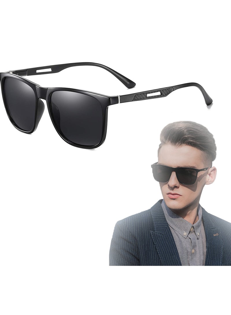 KASTWAVE Polarized Sunglasses for Men Women Fashion Sunglasses Driving Mens Sun Glasses Vintage UV 400 Protection Sunglasses with a Multi-function Screwdriver - Image 1