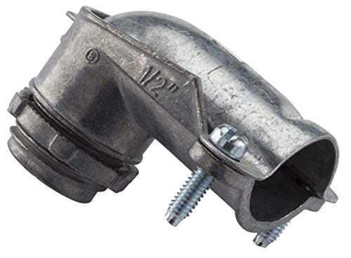 Halex - 3/8" (1/2" KO) Flex 90DEG Connector - 35/CCP - Image 3