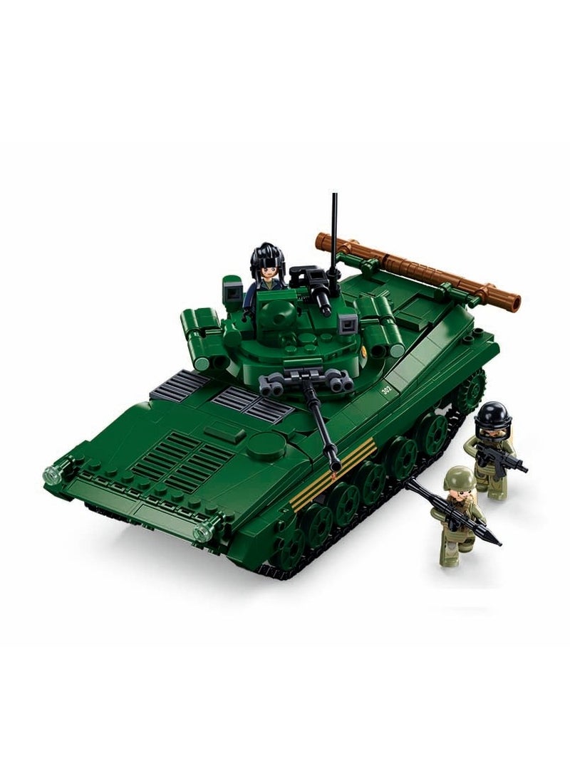 Sluban Sluban - Model Bricks Infantry Fighting Vehicle BMP-2MS 1/35 738 Pieces - M38-B1136  - Image 2